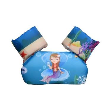 Imagem de Colete Salva-Vidas Infantil De Desenho Animado Com Mangas, Boia De Nat