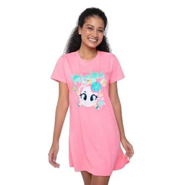 Imagem de Camisola Manga Curta Algodão Feminina Unicórnio Aloha - Puket, PP