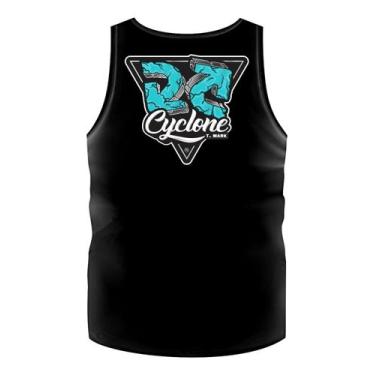 Imagem de Regata Cyclone Rockblock Metal, Preto, G