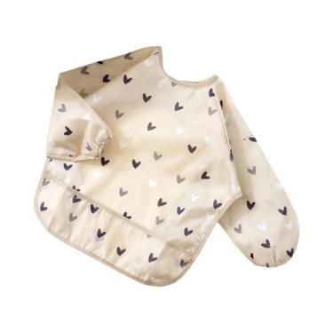 Imagem de Babadores Impermeáveis Laváveis De Manga Longa Para Bebês Elinfant, Pa