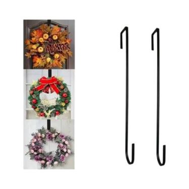 Imagem de Suporte Para Guirlanda Floral De Natal, Gancho Reutilizável Sem Pregos