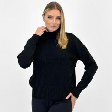 Imagem de Blusa Facinelli Tricot Gola Alta Manga Longa Feminina-Feminino