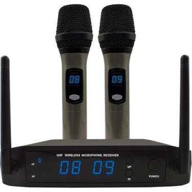 Imagem de Microfone Duplo sem Fio Leson LS926