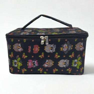 Imagem de Kit Frasqueira Necessaire Maleta para Maquiagem Esmalte Remédio Femini