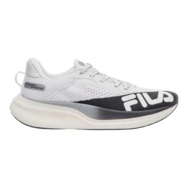Imagem de Tênis Fila Racer Speedzone Preto e Branco Feminino, Branco, 37