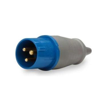 Imagem de Plug Industrial 32A 2P+T 220V 240V IP44 para Instalações Elétricas Pro