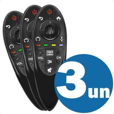 Imagem de Controle Remoto Compatível Com TV Smart Magic 3D 4K Mágico Dinâmico - 
