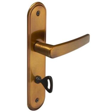 Imagem de Fechadura para Banheiro com Espelho Concept Bronze Oxidado - Pado