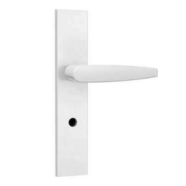 Imagem de Fechadura Externa Tetra Porta Ferro Madeira 40mm Branca stam