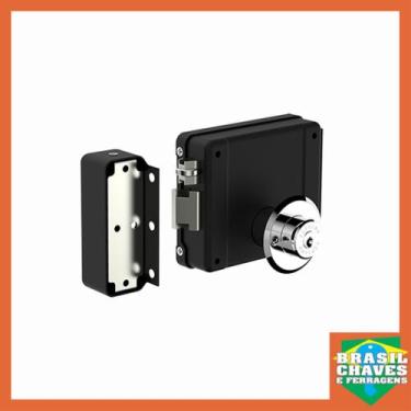 Imagem de Fechadura Elétrica 12V para Portão Preta 4785.02 Soprano