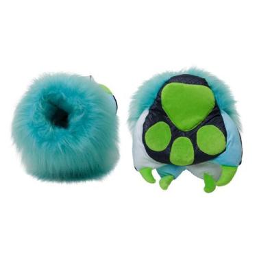 Imagem de Pantufa Dino - UNISEX - Thery, Azul, Branco, 41/42