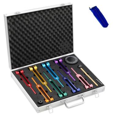 Imagem de Conjunto de Garfos Diapasão HWIUS - 8 Cores - 7 Chakras