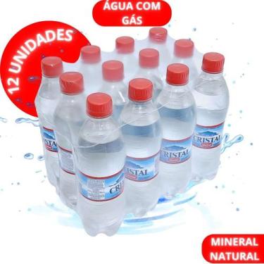 Imagem de Agua Cristal Com Gas Garrafa 510 Ml Com 12 Unidades