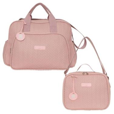Imagem de Kit Bolsas Maternidade Pirulitando G+F Refúgio Rosê - Pirulitando Baby