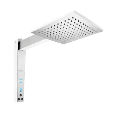 Imagem de Chuveiro Acqua Century Digiltal 220v Branco com Cromado 7500w Lorenzet