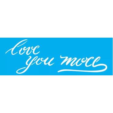 Imagem de Estencil 10x30 frase love opa 2227 - OPA Criando Arte