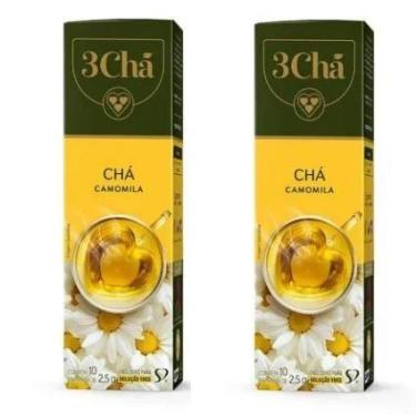 Imagem de Kit com 20 Cápsulas de Chá Camomila 3 Três Corações rende 100ml cada 3
