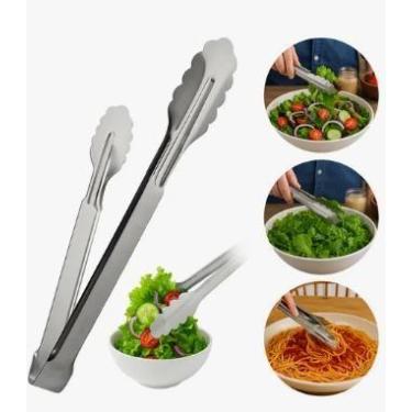 Imagem de Pegador De Salada Aço Inox 24cm