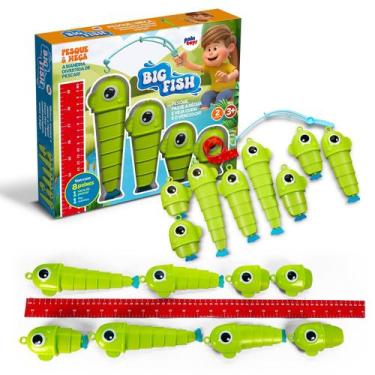 Imagem de Brinquedo De Pescaria Infantil Big Fish Jogo De Coordenação Motora - P