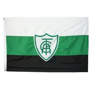 Imagem de Bandeira Oficial do América Mineiro 128 x 90 cm -  2 Panos-Unissex