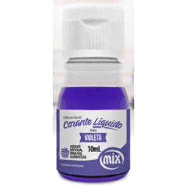 Imagem de Corante Comestível Líquido Para Bolos, Biscoito, Pães, Recheios Cor Violeta Mix