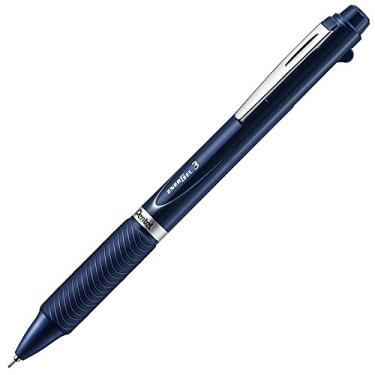 Imagem de Pentel Caneta esferográfica de gel multicolorida Energel, preta/vermelha/azul (XBLC35C)