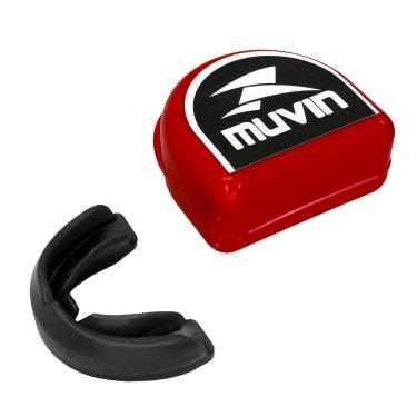 Imagem de Muvin Protetor Bucal Profissional – Moldável – Com Estojo – Proteção - Lutas – Esportes de Contato - Artes Marciais – Boxe – Muay Thai – Jiu Jitsu – Judô – Karate – Taekwondo – Kung Fu - MMA - Unissex