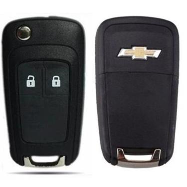 Imagem de Carcaça Chave Canivete Chevrolet Cruze Cobalt Onix  2 Botões