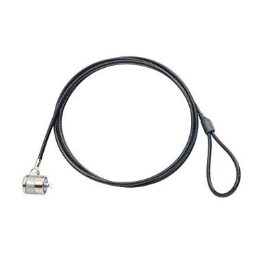 Imagem de C3Tech Cabo de Segurança CS-30 para Notebook, com chave tubular, 1,80 Metros com fechadura padrao T-BAR