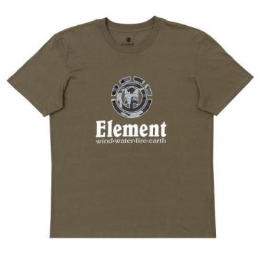 Imagem de Camiseta Element Plus Size Camo Filter Verde Militar
