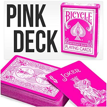 Imagem de Pink Bicycle Playing Cards Deck by Magic Makers