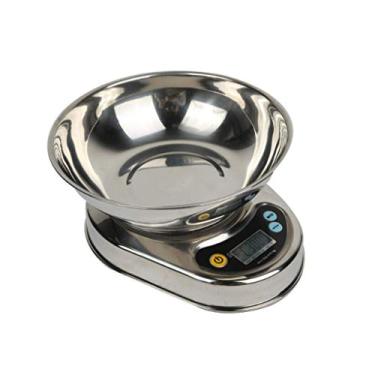 Imagem de balanças de cozinha digital de aço inoxidável - eletrodomésticos para cozinhar alimentos com precisão precisa 5kg