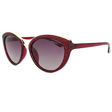 Imagem de Óculos de Sol Feminino Gatinho Design Classico Oley Polarizado com Proteção Uv400 Y7416 (C2)