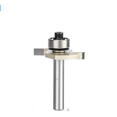 Imagem de Fresa T Serrinha Debrum Com Rolamento 6mm X 1/8 (Perfil T)