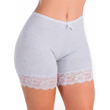Imagem de Short Feminino Segunda Pele  Microfibra Longo para usar com vestido