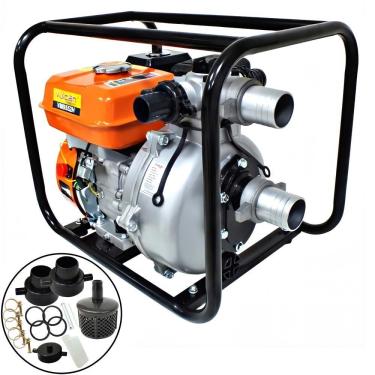 Imagem de Motobomba Profissional Vulcan VMB552H á Gasolina Com Partida Manual de Alta Pressão Ideal Para Irrigação Agrícola