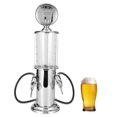 Imagem de Dispensador de vinho máquina de bomba de cerveja com 2 pulverizadores em forma de posto de gasolina recipiente de bebida líquida para hotel KTV Bar