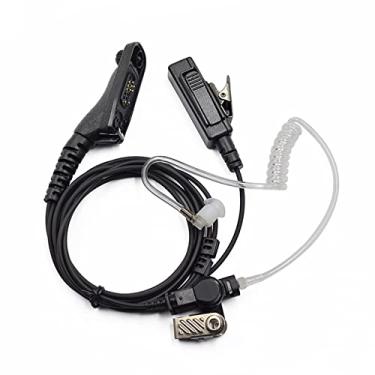 Imagem de LI Auricular de tubo de aire PTT con micrófono PTT Compatible con radio portátil Motorola APX2000 APX7000 APX6000 APX7500 DP4601 XiR P8668