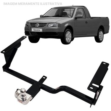 Imagem de Engate Reboque Rabicho Fixo Saveiro Bola G3/G4 450Kg