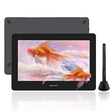 Imagem de GAOMON PD1220 Mesa Digitalizadora 12 polegadas Display de caneta Tablet com suporte de inclinação 8.192 níveis de caneta passiva, compatível com Windows, Mac e Android