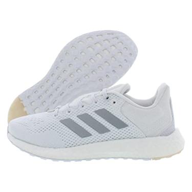 Imagem de adidas Tênis de corrida feminino Ultraboost 21, Cinza/branco-gz3006, 6.5