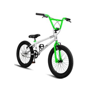 Imagem de Bicicleta Aro 20 BMX Infantil PRO X S1 FreeStyle VBrake,Branco Verde