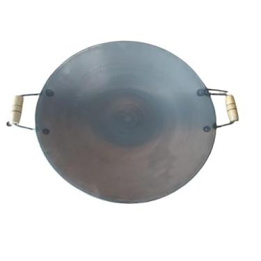 Imagem de Disco de Arado 60cm Chapa Aço Carbono Bifeteira Rústica Tacho Campeiro