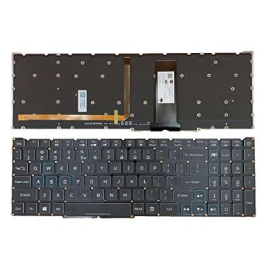 Imagem de Siakoocty Teclado retroiluminado colorido RGB para laptop para Acer Nitro 5 AN515-43 AN515-54 AN515-55 AN517-51 Nitro 7 AN715-51 Predator Helios 300 PH315-52 PH315-52-710B PH315-710B PH315-52-710B