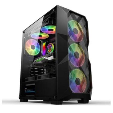 Imagem de Gabinete Gamer Gb1710temperado Com Cooler Frontal Hayom Rgb