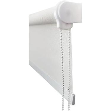 Imagem de Cortina Persiana Rolo (1,70Lar x 1,70Alt) Direto da fábrica Linha Premuim para Quartos Sala e Escritórios (Tela Solar, Branco)