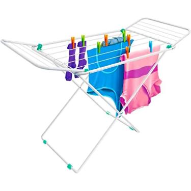 Imagem de Secalux VARAL DE CHÃO RAVENNA AÇO BRANCO