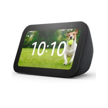 Imagem de Smart Speaker Echo Show 5 3ª Geração Amazon com Display de 5,5" e Alexa Preta - B09B2TS