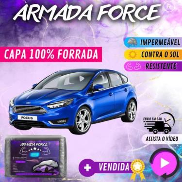 Imagem de Capa Cobrir Carro FOCUS HATCH NOVO 100% Forrada Armada Force 100% Impe
