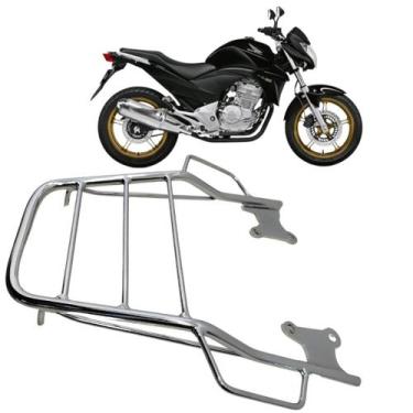 Imagem de Bagageiro Suporte Para Bau Cb 300 2009 A 2015 Compacto Pilotagem - Loj